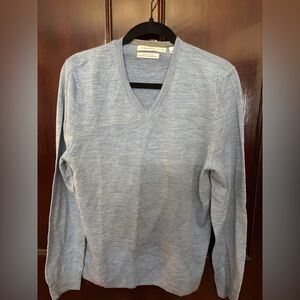 Calvin Klein Soft Blue Merino Sweater